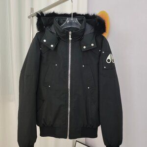 Moose Knuckles Unisex Black Down Jacket